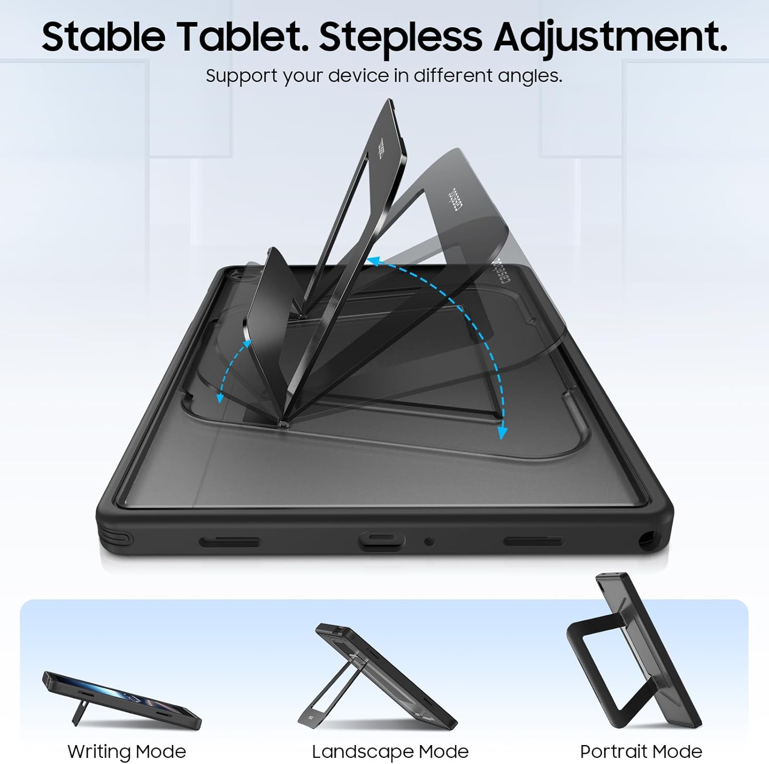 Thumbnail 2 de FINTIE Hülle mit Metallständer für Samsung Galaxy Tab A11 Plus 11" 2025 und Tab A9 Plus 11" 2023 – Stoßfest mit Multi-Winkel-Ständer, Schwarz