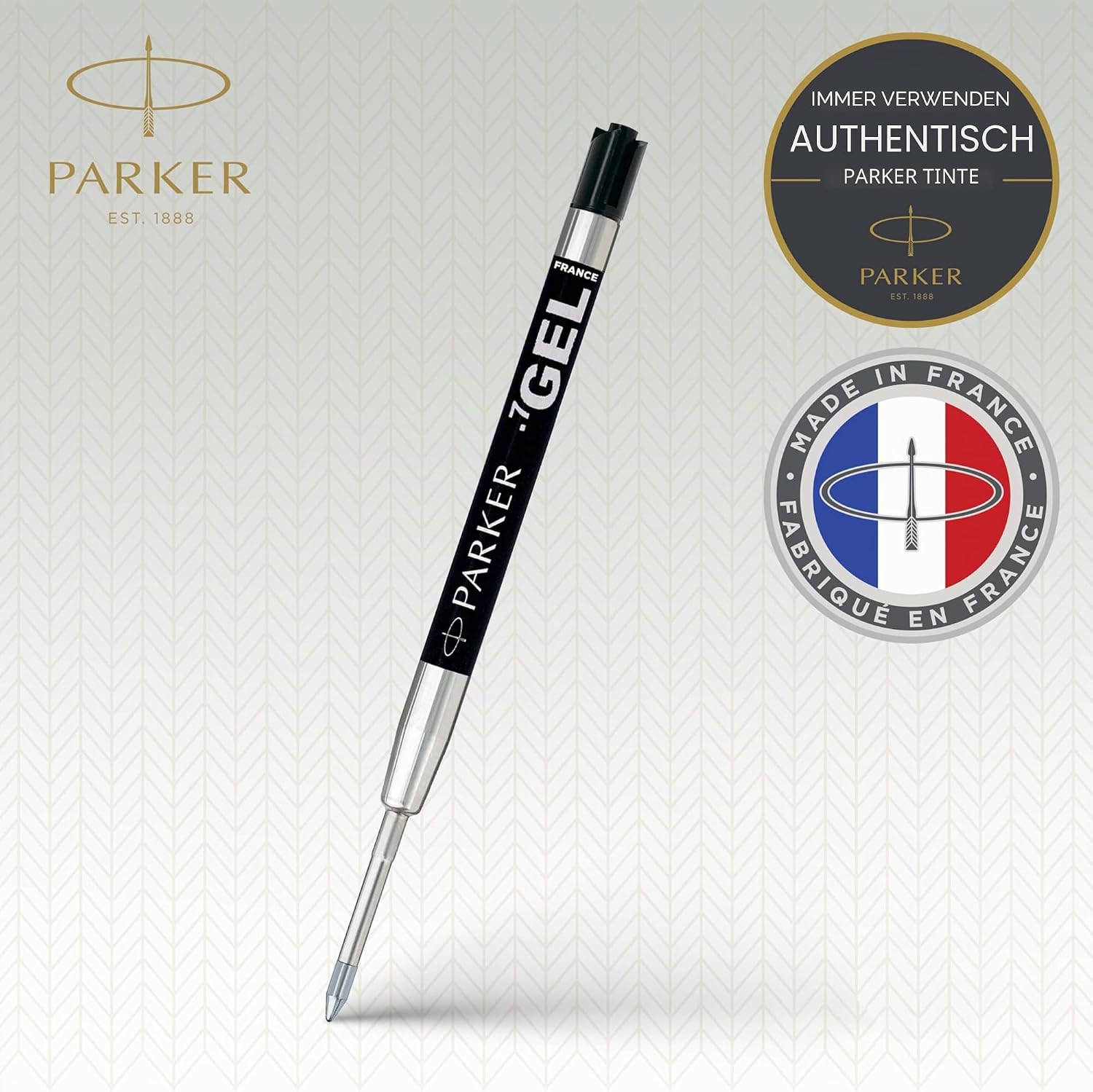 Detalle 2 de Parker Gelstifteminen 0,7 mm Schwarz – 2 Stück