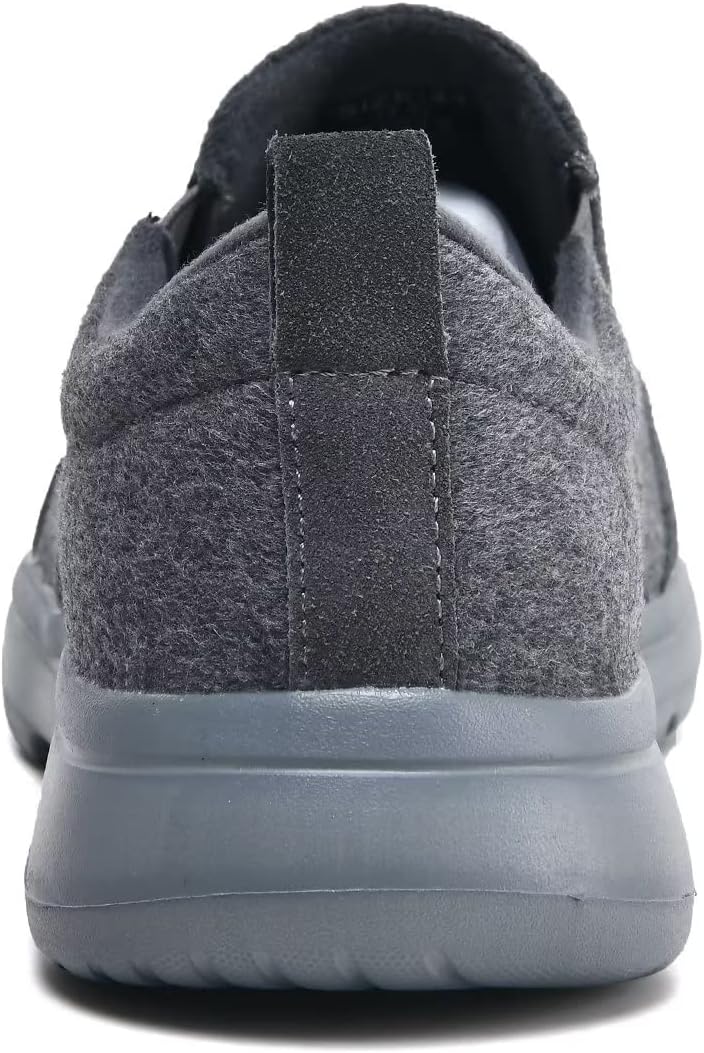 Detalle de Puxowe Slip-on Homme en Cuir Plat - Mocassins Légers et Confortables pour l’Extérieur