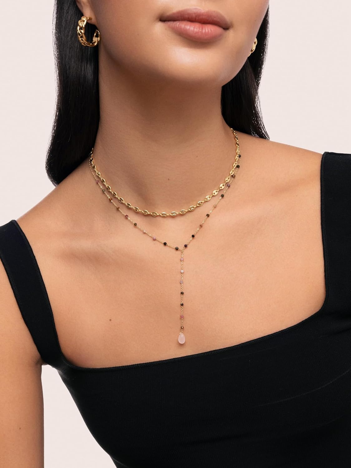 Thumbnail 2 de SINGULARU Collier Y Turmalina 40 cm