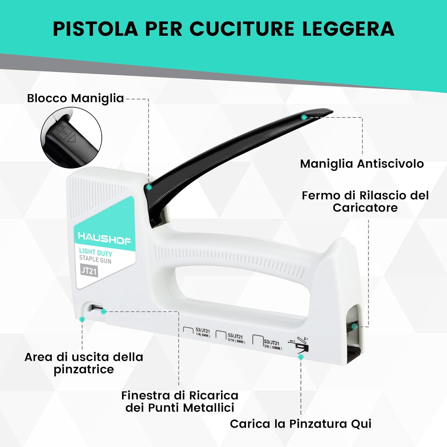 Detalle 2 de HAUSHOF Graffatrice Manuale 6–10 mm