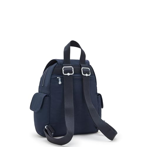 Detalle de Kipling City Pack Mini Mochila Pequeña Blue Bleu 2 – compacta, práctica y con el toque icónico de Kipling