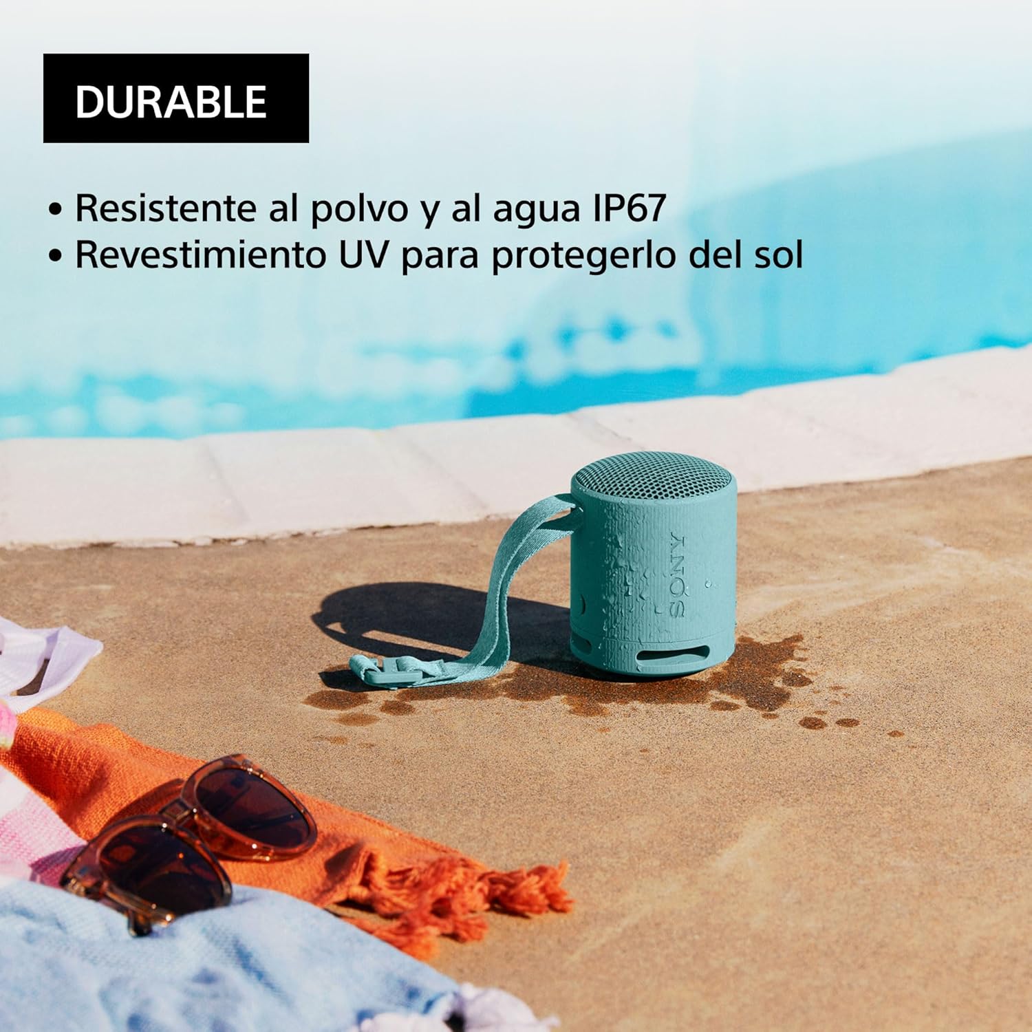 Thumbnail 4 de Sony SRS-XB100 Altavoz Bluetooth, Resistente al Agua y Polvo 💧