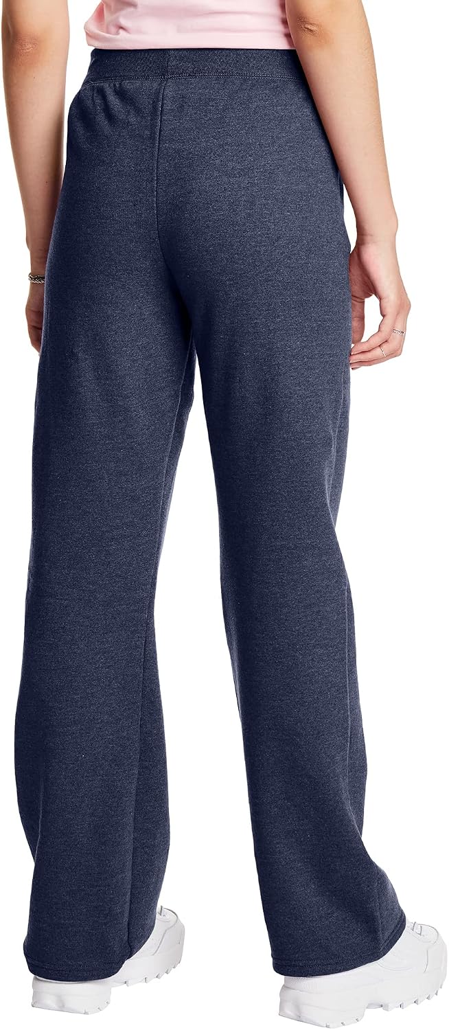 Detalle 2 de Hanes O4634 Women's EcoSmart Fleece Sweatpants, Open-Bottom Leg