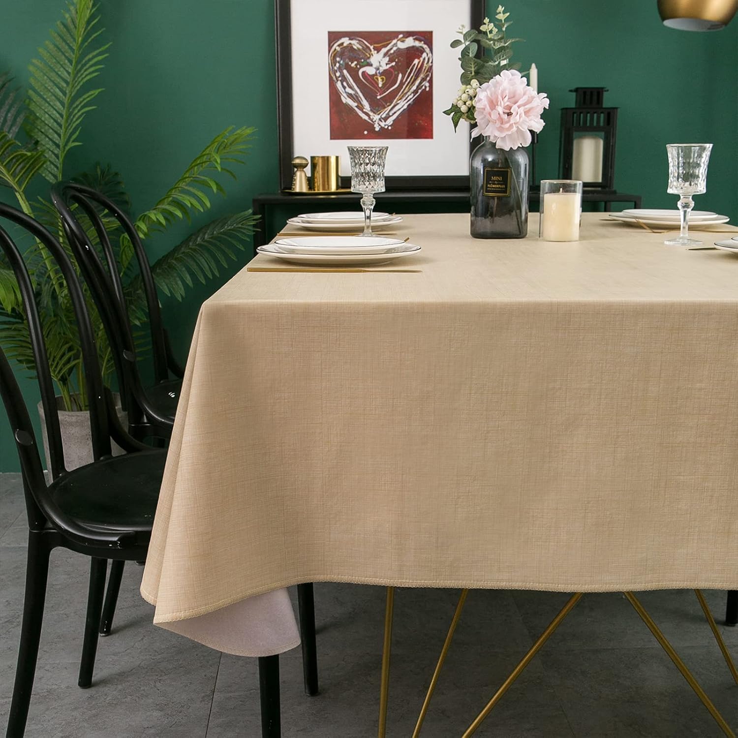 Thumbnail 3 de LIBERECOO Vinyl Tablecloth, 60 x 102 Inches