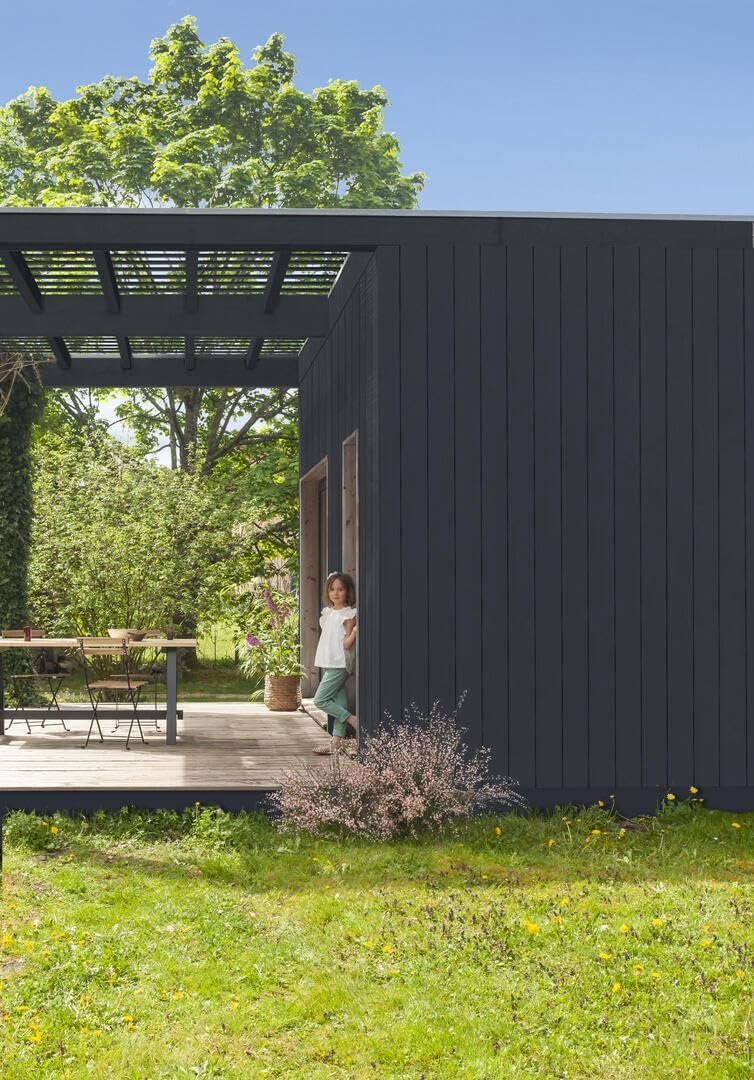 Thumbnail 2 de V33 Peinture Bois Couleurs d’ICI en aérosol Anthracite 400 ml