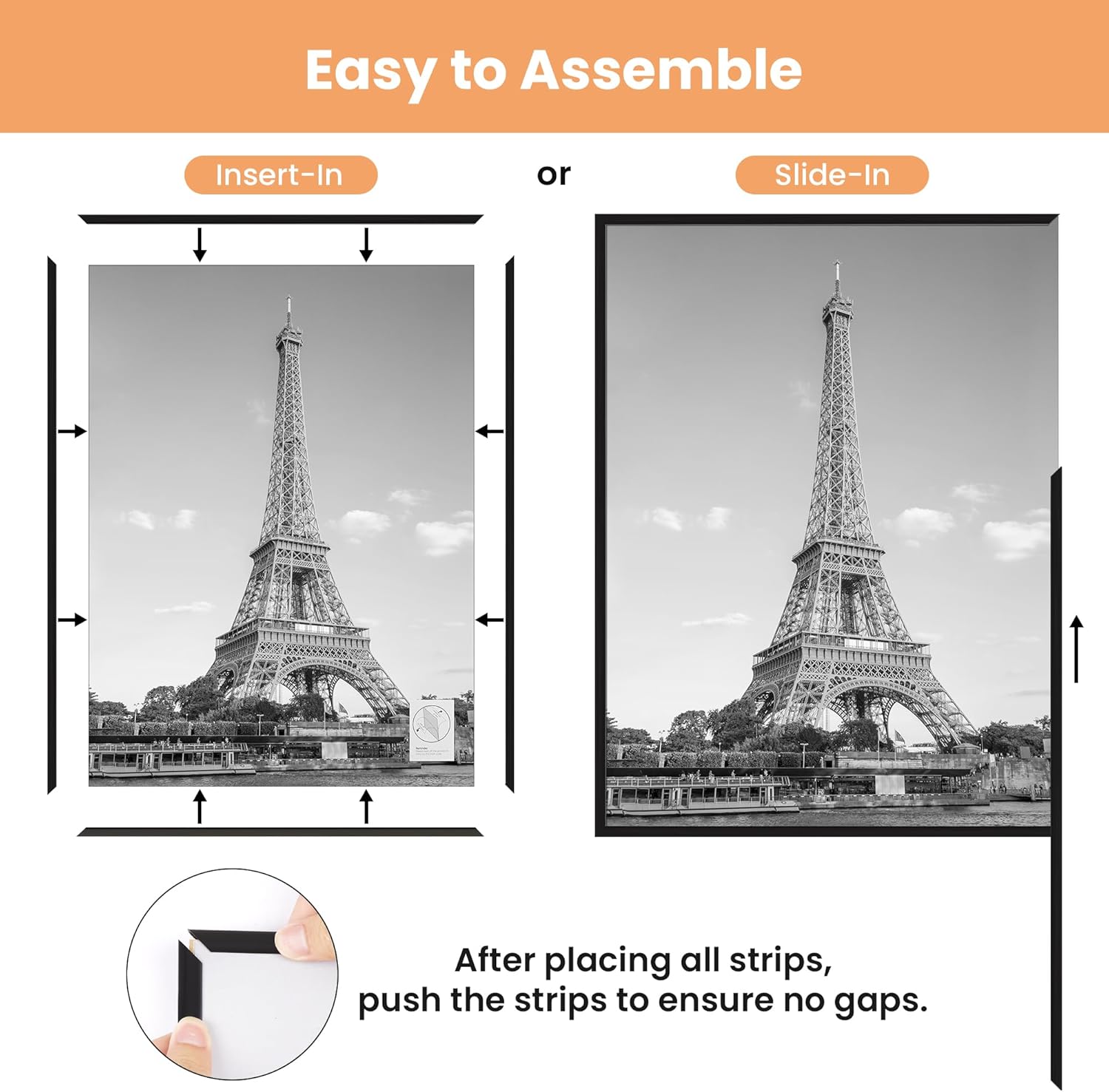 Thumbnail 2 de upsimples 18 x 24 Poster Frame Pack of 3