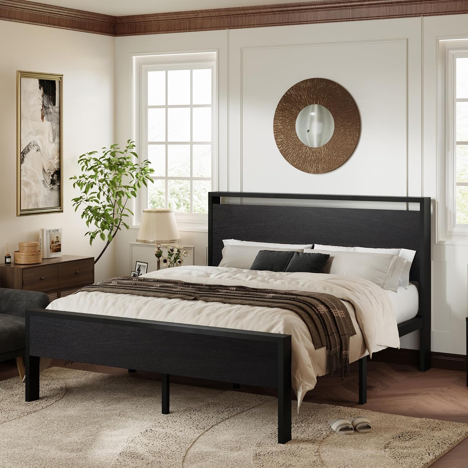Detalle de Allewie Full Size Bed Frame