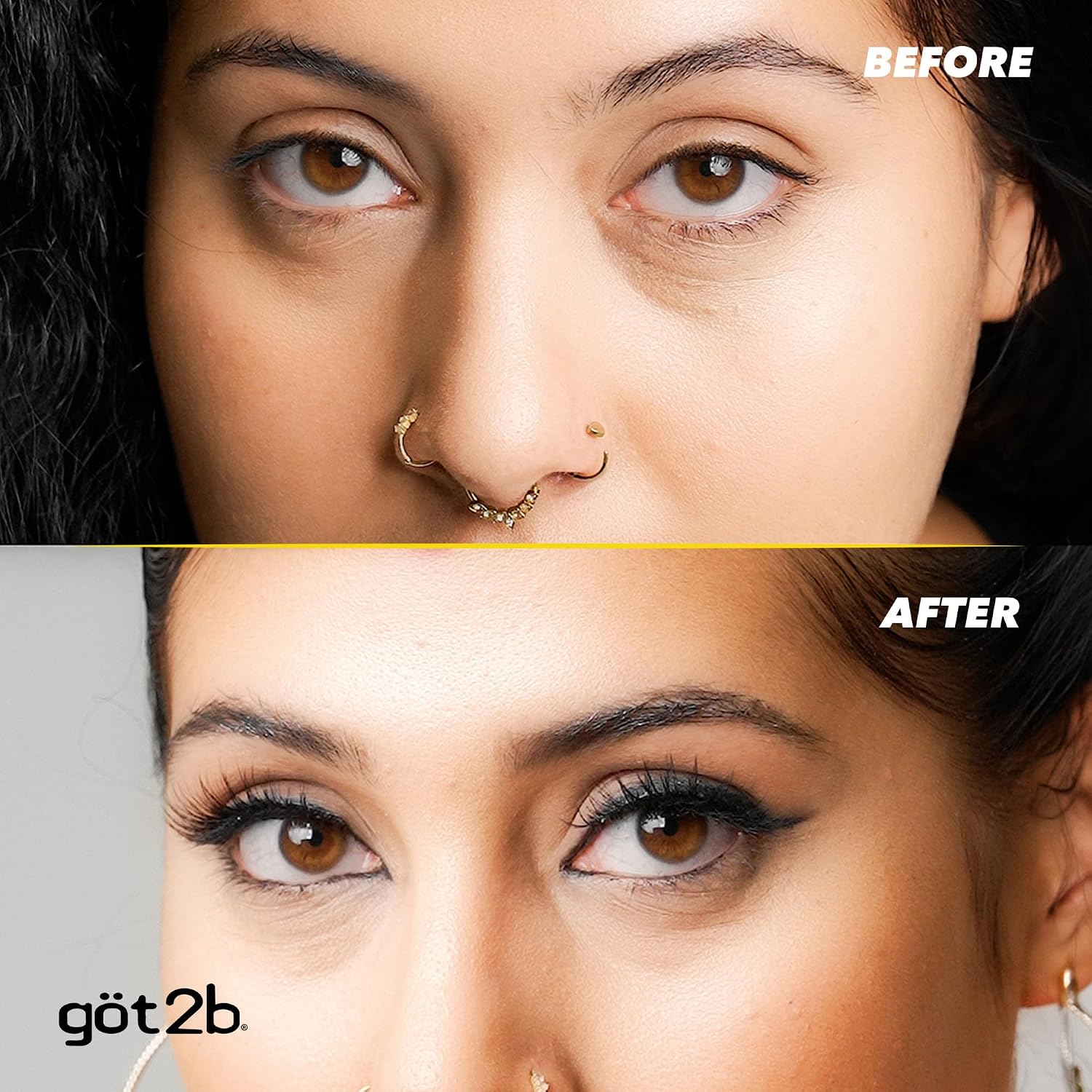 Thumbnail 5 de got2b Glued 2-in-1 Brow Gel & Edge Control (0.54 Fl Oz) – Clear strong-hold gel for brows and flyaways