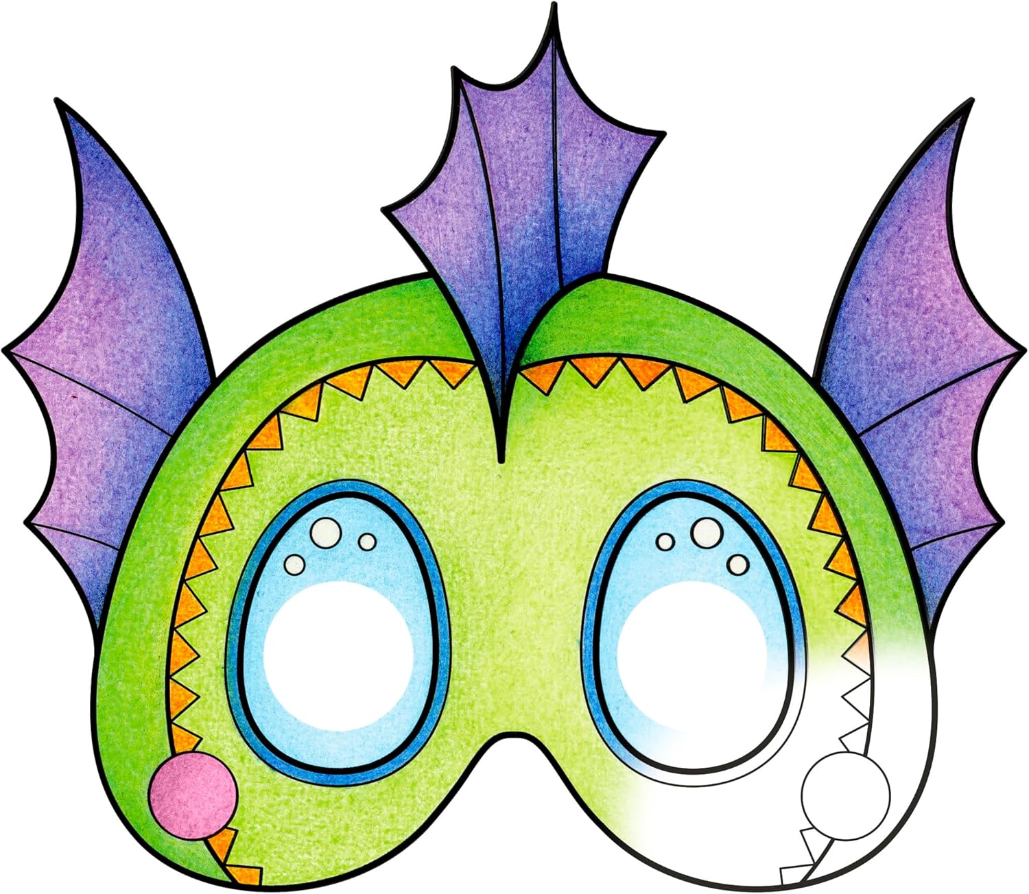 Thumbnail 4 de MY MANDARINE GY138C — carnet de coloriage avec 24 masques pré-découpés à porter