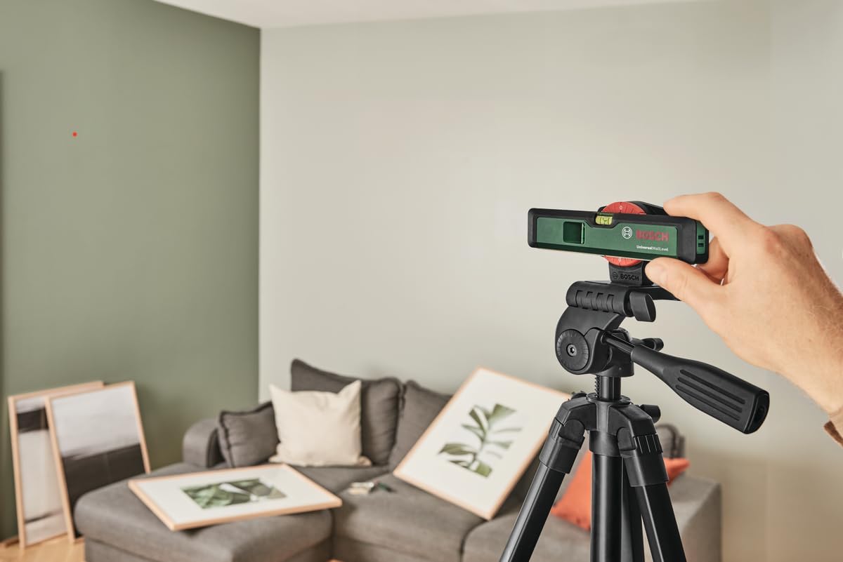 Thumbnail 4 de Bosch Laser-Wasserwaage UniversalWallLevel (3-in-1): Linienlaser bis 5 m, Laserpunkt bis 20 m