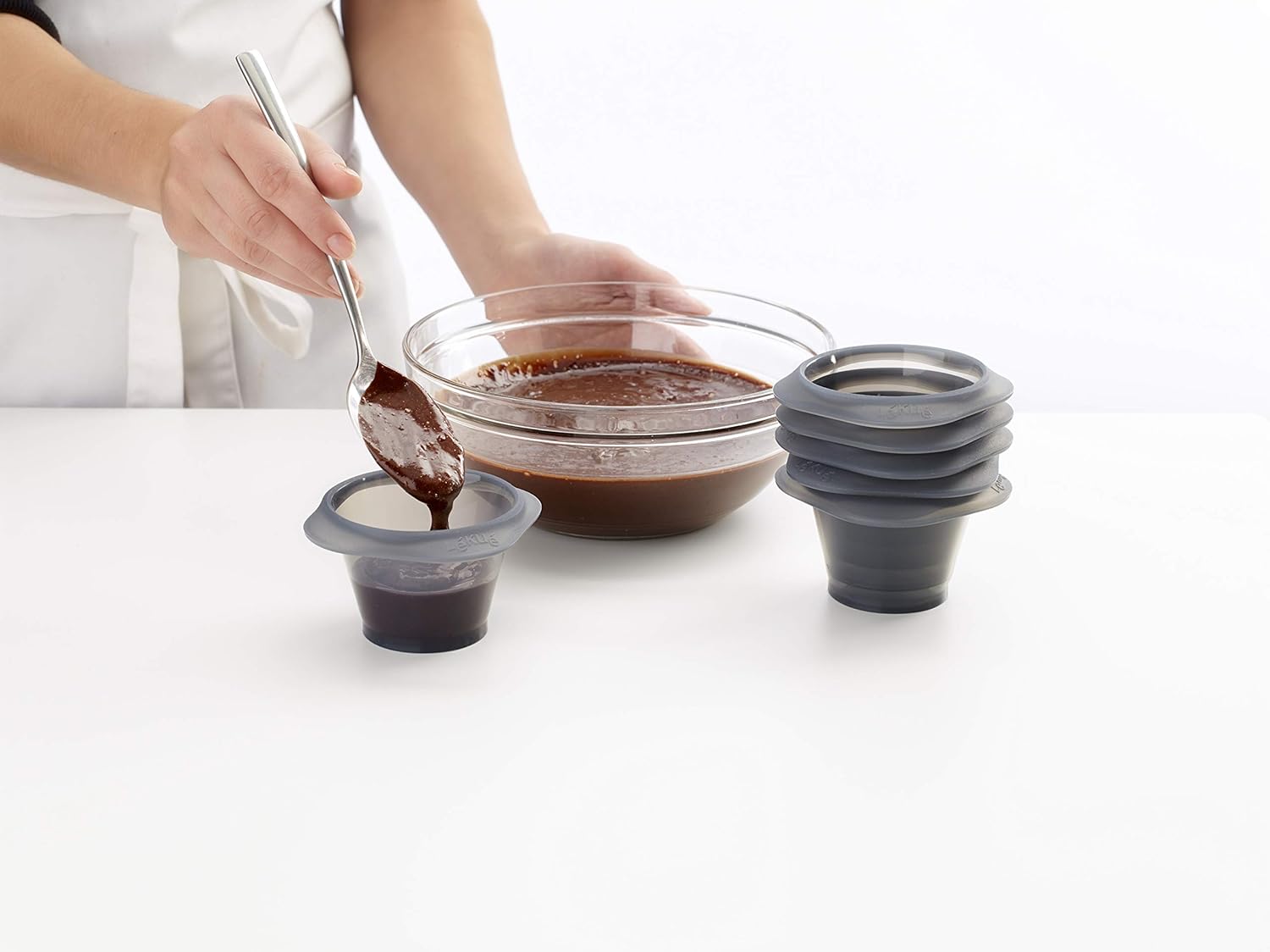 Thumbnail 1 de Lékué Set de 6 Moldes de Silicona para Coulant 🍫