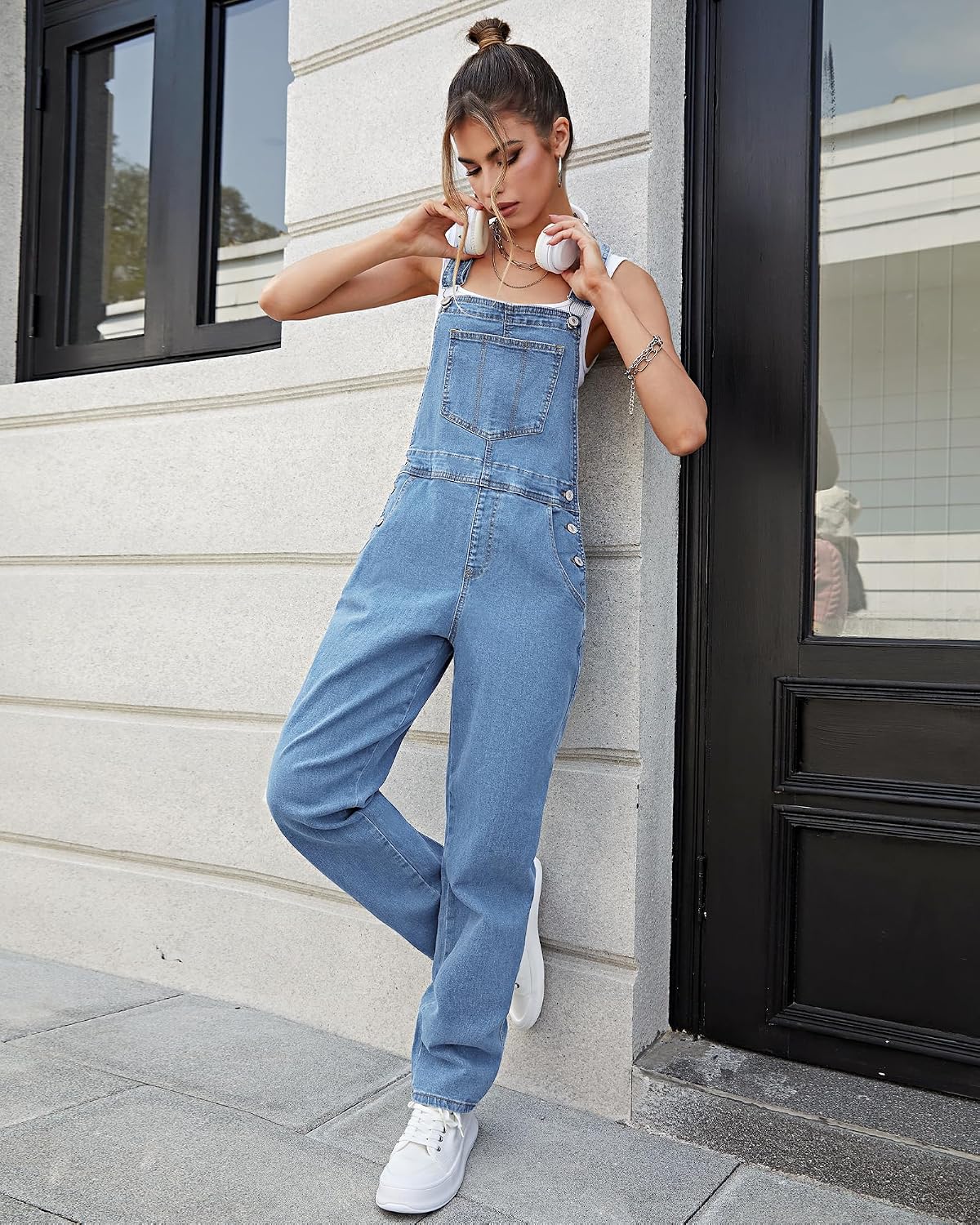 Thumbnail 2 de GRAPENT Jean Overalls for Women, X-Small