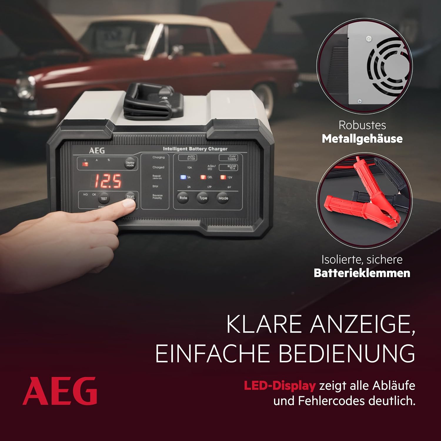Thumbnail 5 de AEG CW10 Batterieladegerät 6/12 V 10 A