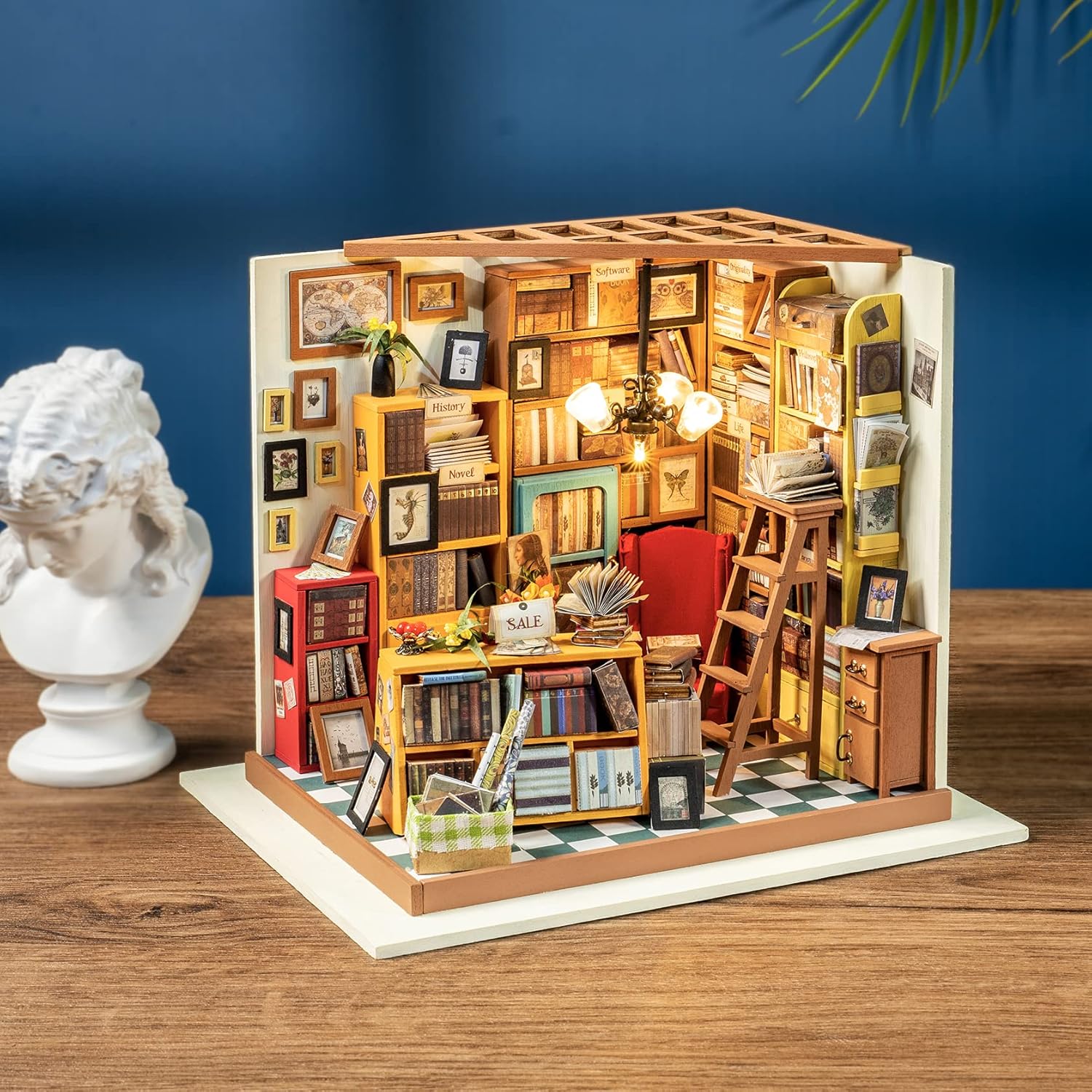 Thumbnail 3 de Rolife Maison Miniature à Construire avec LED – kit DIY en bois pour diorama de maison de poupée