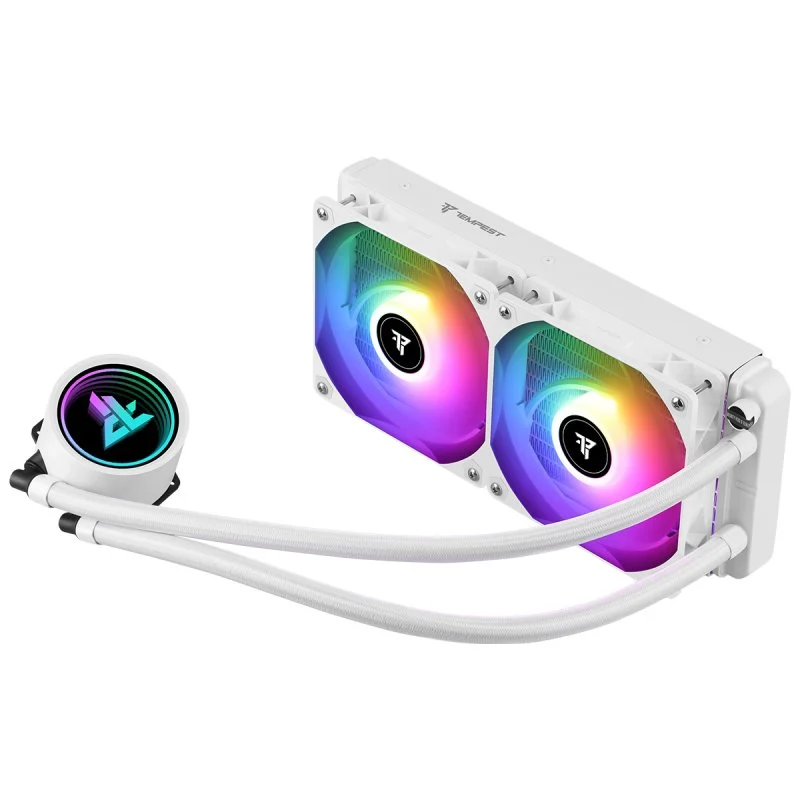 Thumbnail 3 de Tempest Iceflow Refrigeración Líquida 240 ARGB Kit Liquid Cooler Blanca