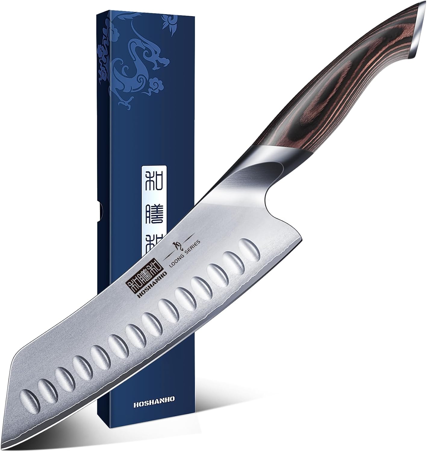 Detalle de HOSHANHO Santoku Knife, 7-Inch