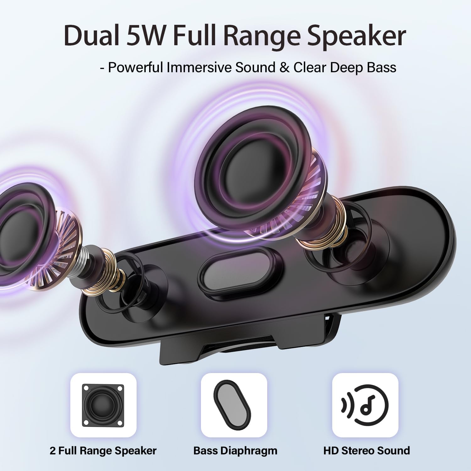 Detalle 2 de ZETIY USB Speaker for PC 1‑pack