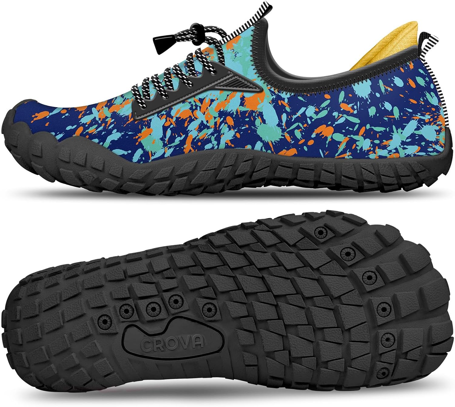 Detalle de Built-in Heel Grips Water Shoes for Kids: All-Terrain Comfort with Wide Toe Box