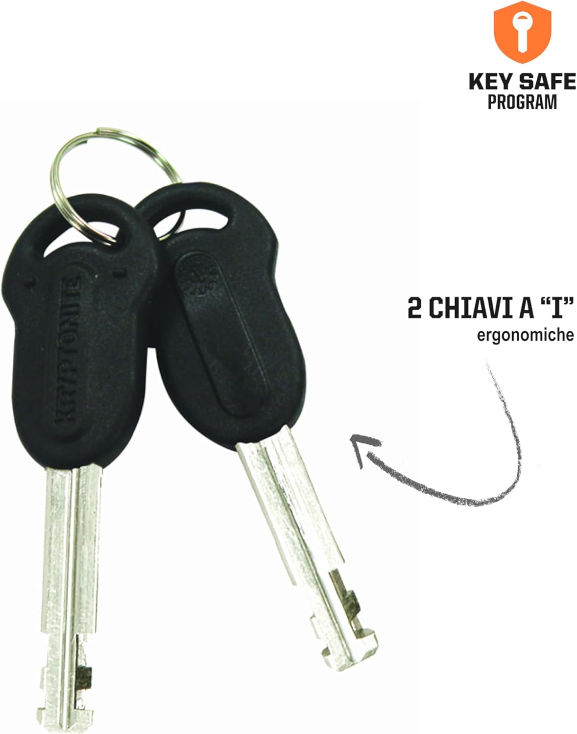 Thumbnail 2 de Kryptonite Keeper 785 catena antifurto integrata per bici (livello sicurezza 5/10) grigia da 85 cm