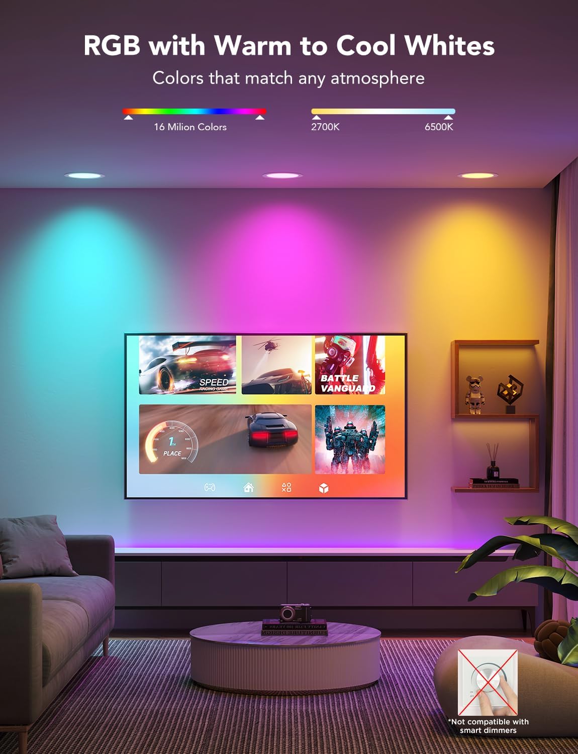 Thumbnail 2 de Govee Smart Recessed Lighting 6-Inch
