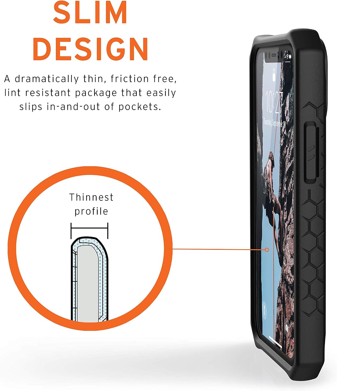 Detalle 2 de URBAN ARMOR GEAR UAG-IPH20S-P-CR iPhone 12 mini用耐衝撃ケース MONARCH クリムゾン
