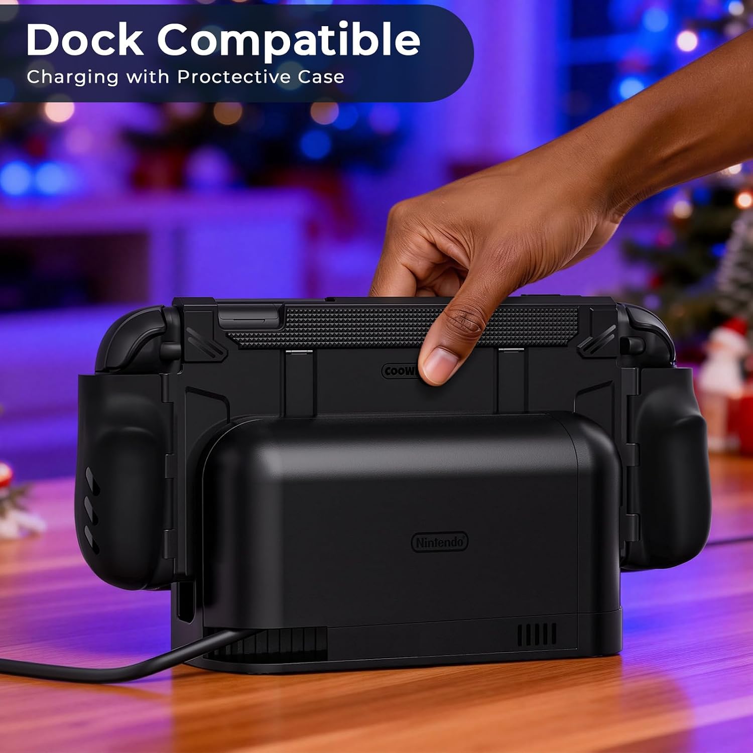 Detalle 1 de COOWPS Nintendo Switch 2 Case with 12 Game Card Slots