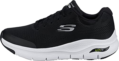 Thumbnail 1 de Skechers ARCH FIT en color negro (44 EU): zapatillas con cierre de cordones y suela de caucho