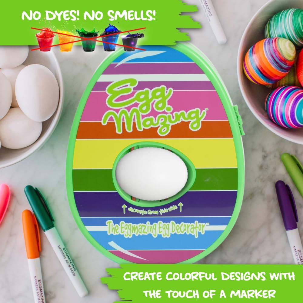 Detalle de Eggmazing Egg Decorator Kit for Easter 8 markers