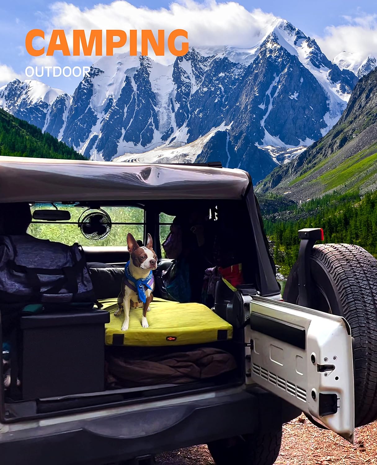 Thumbnail 6 de GAIALOOP 4-Inch Memory Foam Camping Mattress — Extra Thick Comfort for Campers and Guests