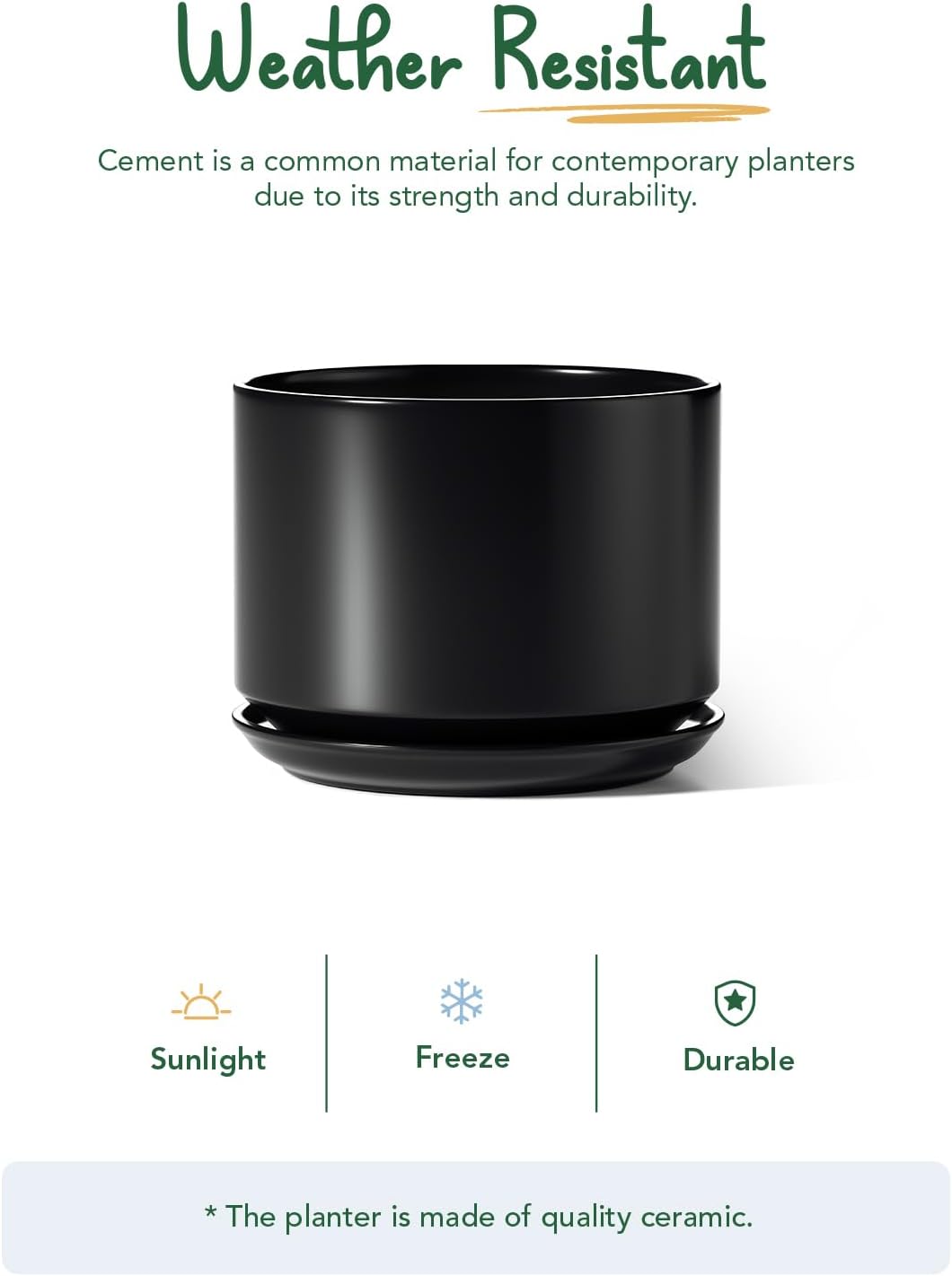 Thumbnail 4 de LE TAUCI 30 cm Plant Pot for Indoor Plants