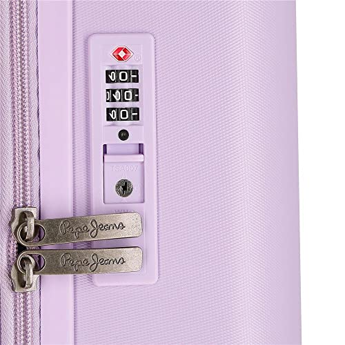 Thumbnail 7 de Pepe Jeans Accent maleta de cabina rígida morada con 4 ruedas dobles y cierre TSA