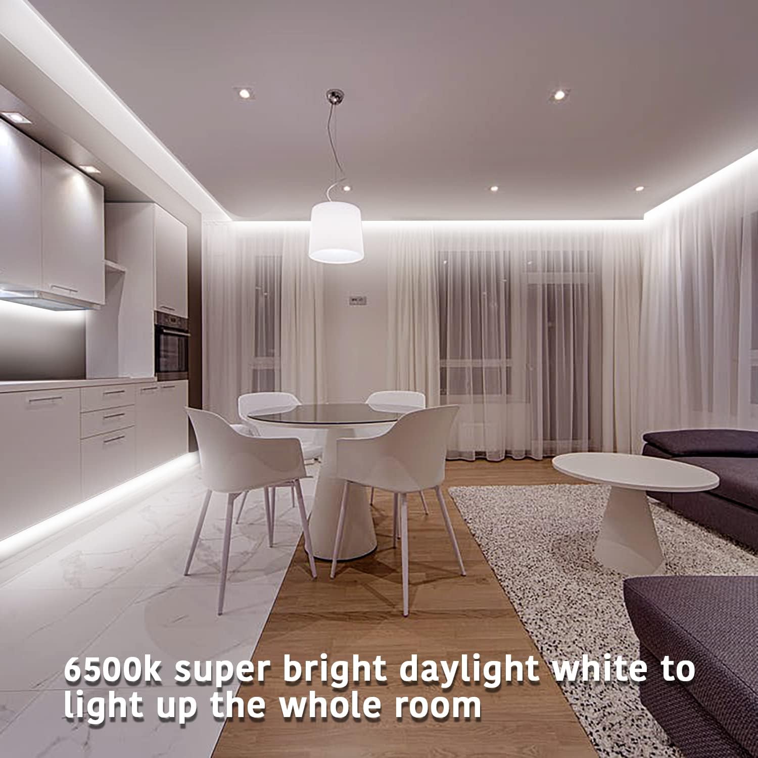 Detalle 1 de Dalattin LED Strip Lights, 40 ft