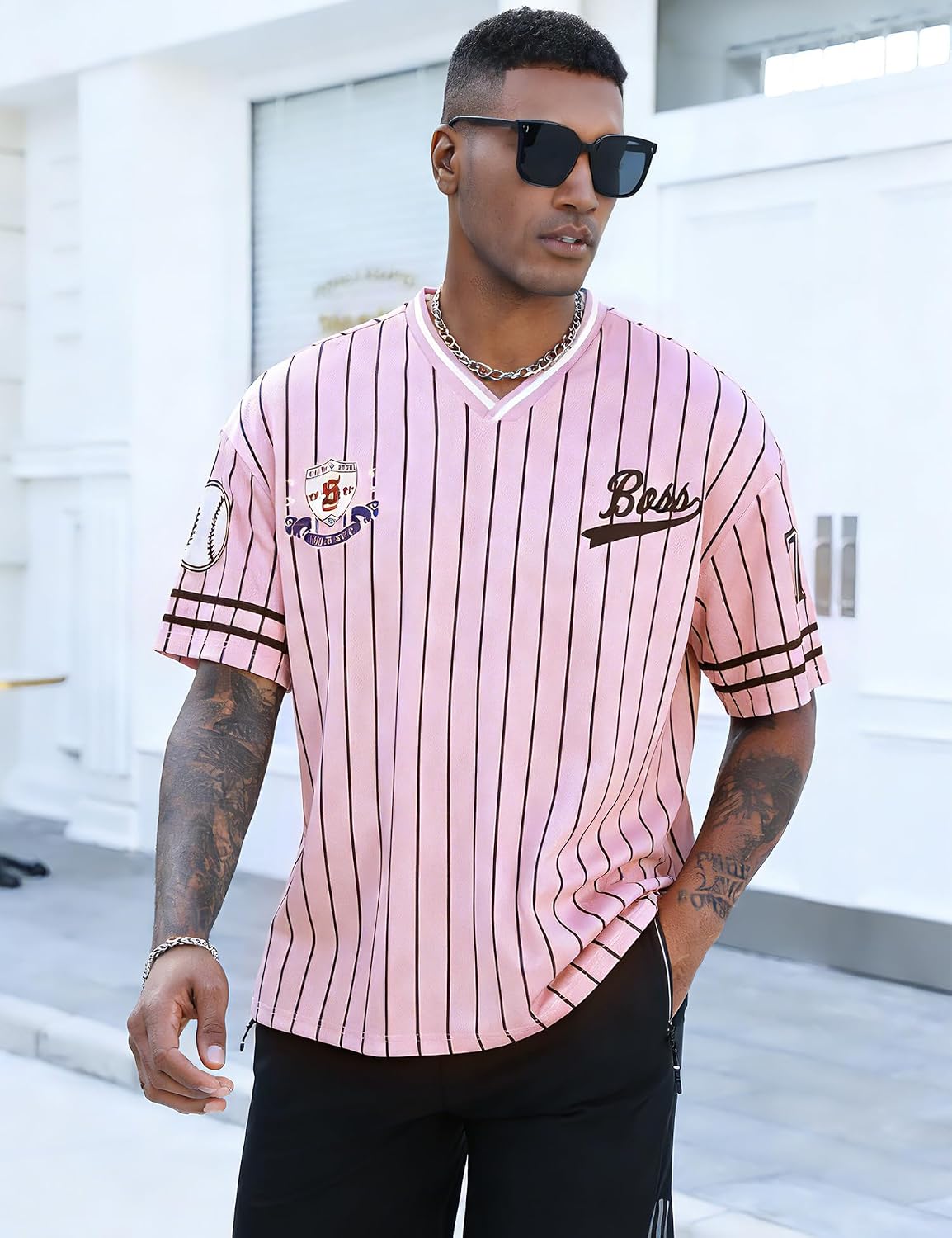 Detalle 2 de iWoo Jersey Shirt, V-Neck