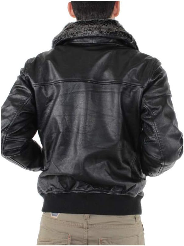 Detalle 2 de Schott NYC Leather Jacket Homme cuir