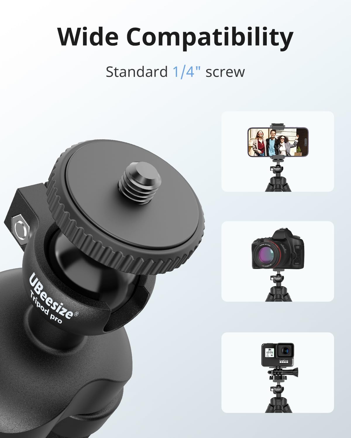 Detalle 2 de UBeesize Flexible Mini Tripod 30 ft