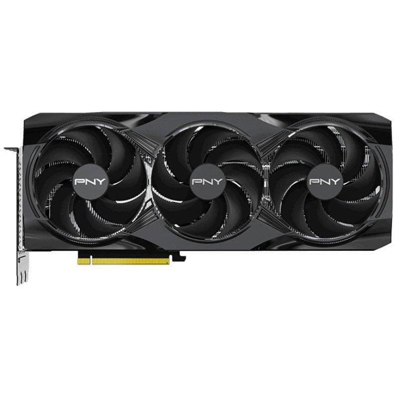 Detalle de PNY GeForce RTX 5080 Overclocked Triple Fan 16GB GDDR7 Reflex 2 RTX AI DLSS4