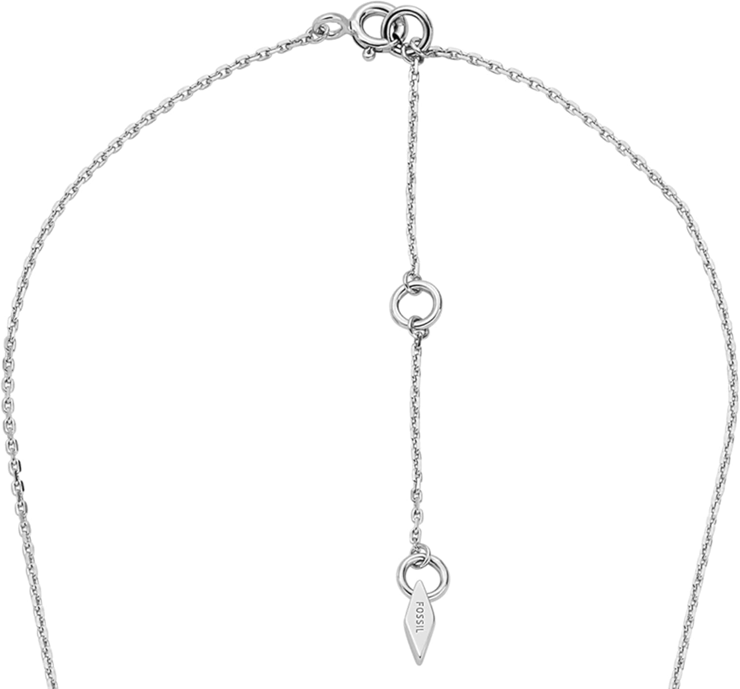 Thumbnail 3 de Collier pour femmes Fossil en argent 925 poli-brillant (JFS00619040)