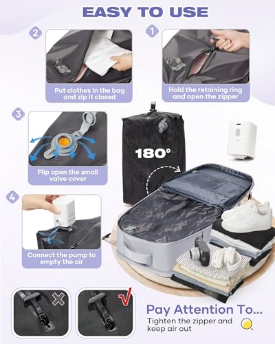 Thumbnail 5 de SZLX Mochila de Vacío para Cabina: compresión al vacío y organización para viajes