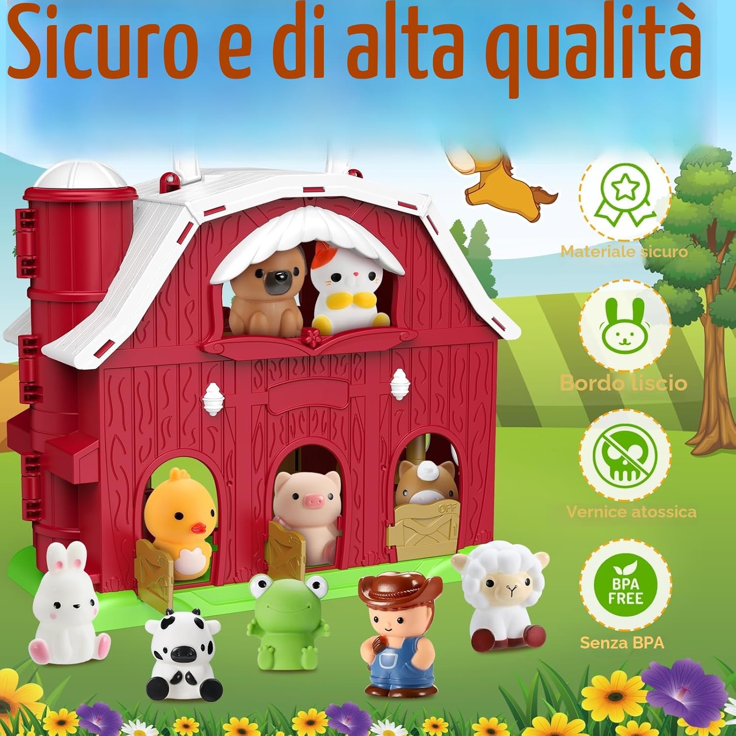 Detalle de HappyKidsClub Fattoria Montessori 24x11x21 cm