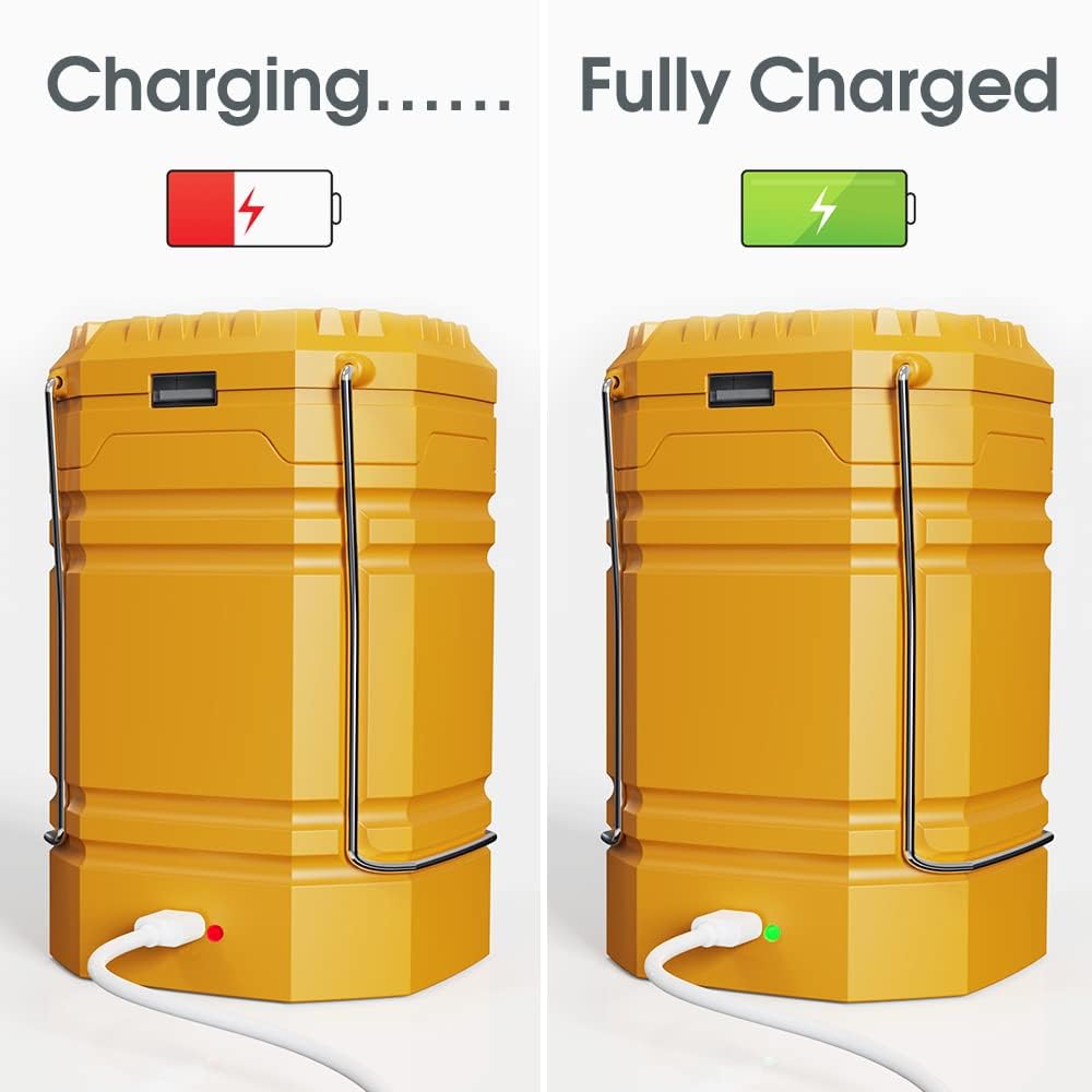 Thumbnail 6 de Mesqool Solar Camping Laterne mit Handkurbel & LED, 3000 mAh Power Bank, IPX4