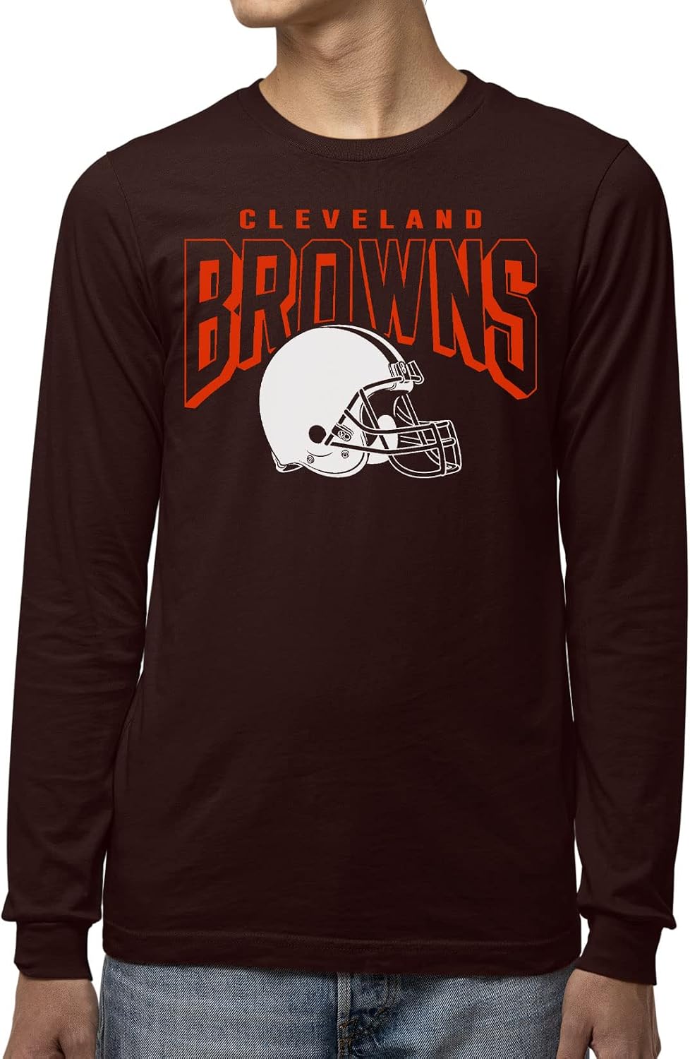 Detalle de Junk Food Clothing x NFL Bold Logo Long Sleeve T-Shirt