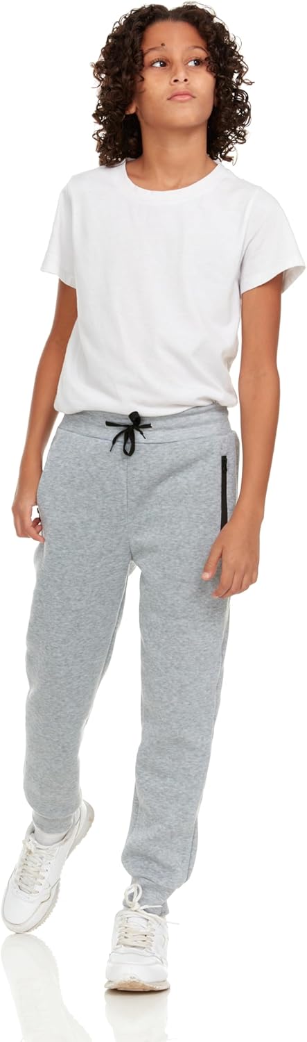 Thumbnail 2 de PURE CHAMP 3Pk Boys Sweatpants – Fleece Joggers with Zipper Pockets (Sizes 4-20)