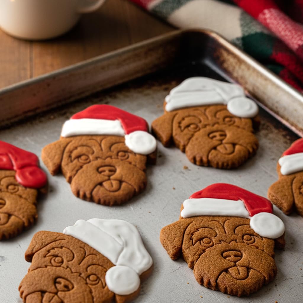 Detalle de BAKERLOGY Border Terrier cookie cutter - detailed design 🍪