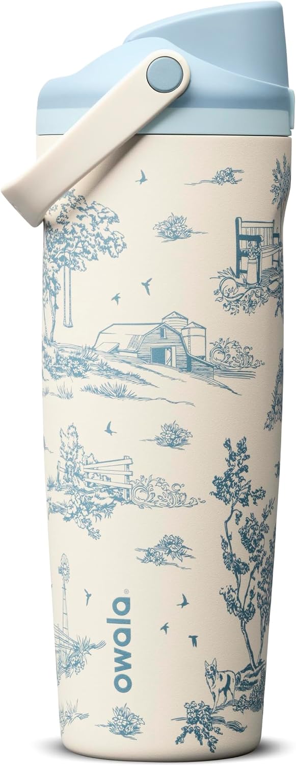 Detalle de Owala FreeSip Sway C08467W 30 oz Insulated Stainless Steel Water Bottle