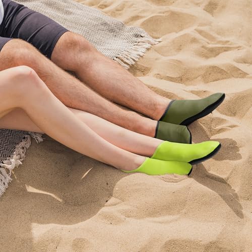 Detalle de Chaussettes d'eau Unisex Unbelay Uncle Paul – Chaussures d’eau et chaussettes de yoga d’intérieur, taille XXL