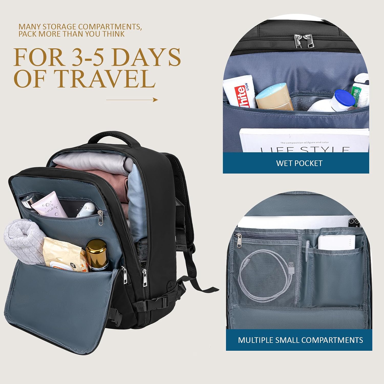 Detalle 2 de Lossga Cabin Bag 45x36x20 30L
