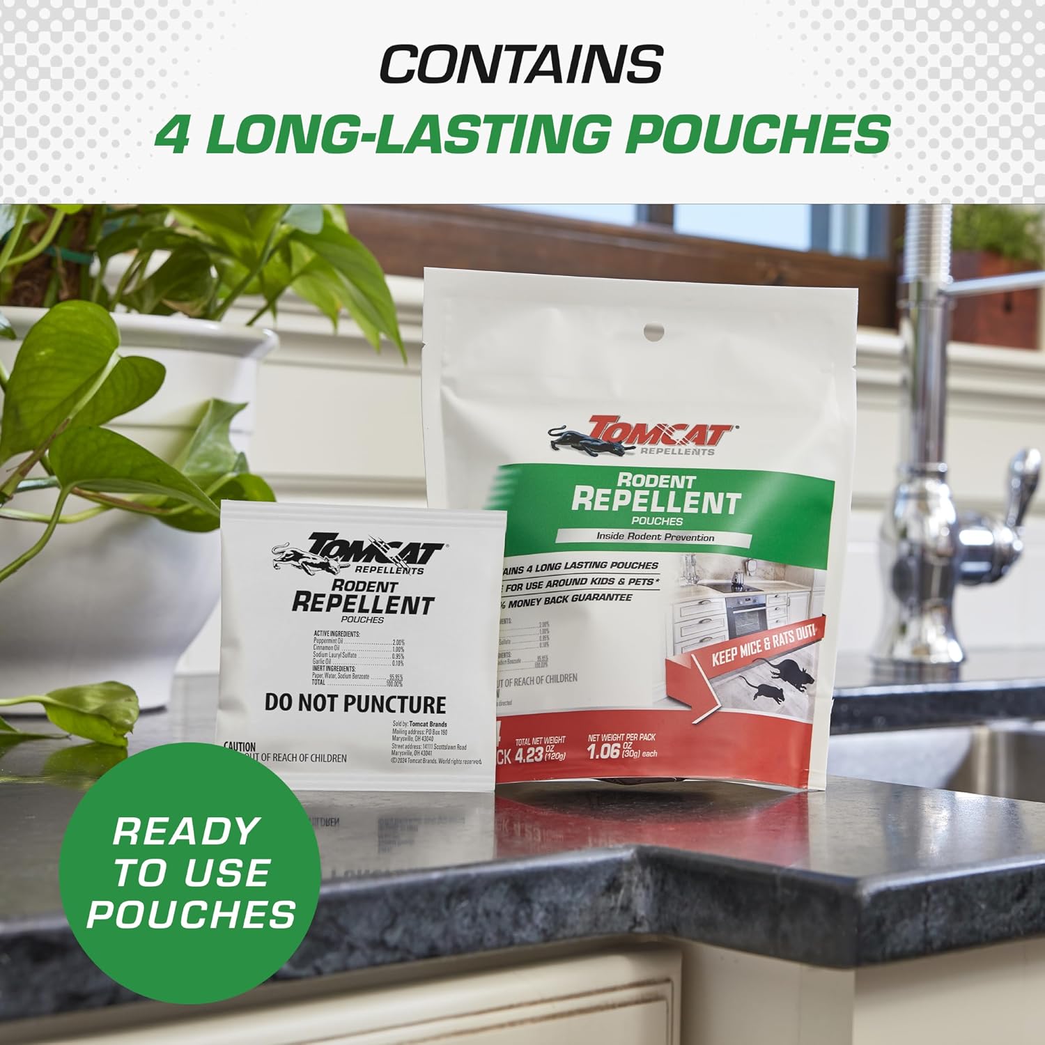 Detalle 2 de Tomcat Rodent Repellent Pouches, 4.23 oz