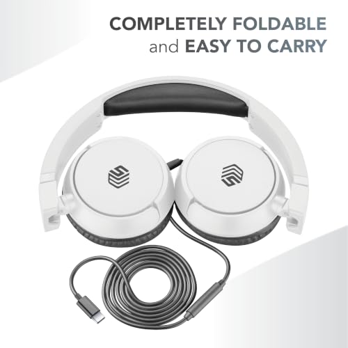 Thumbnail 6 de Music Sound Headband Basic: auriculares con cable: supraaurales, micrófono y plegables en blanco