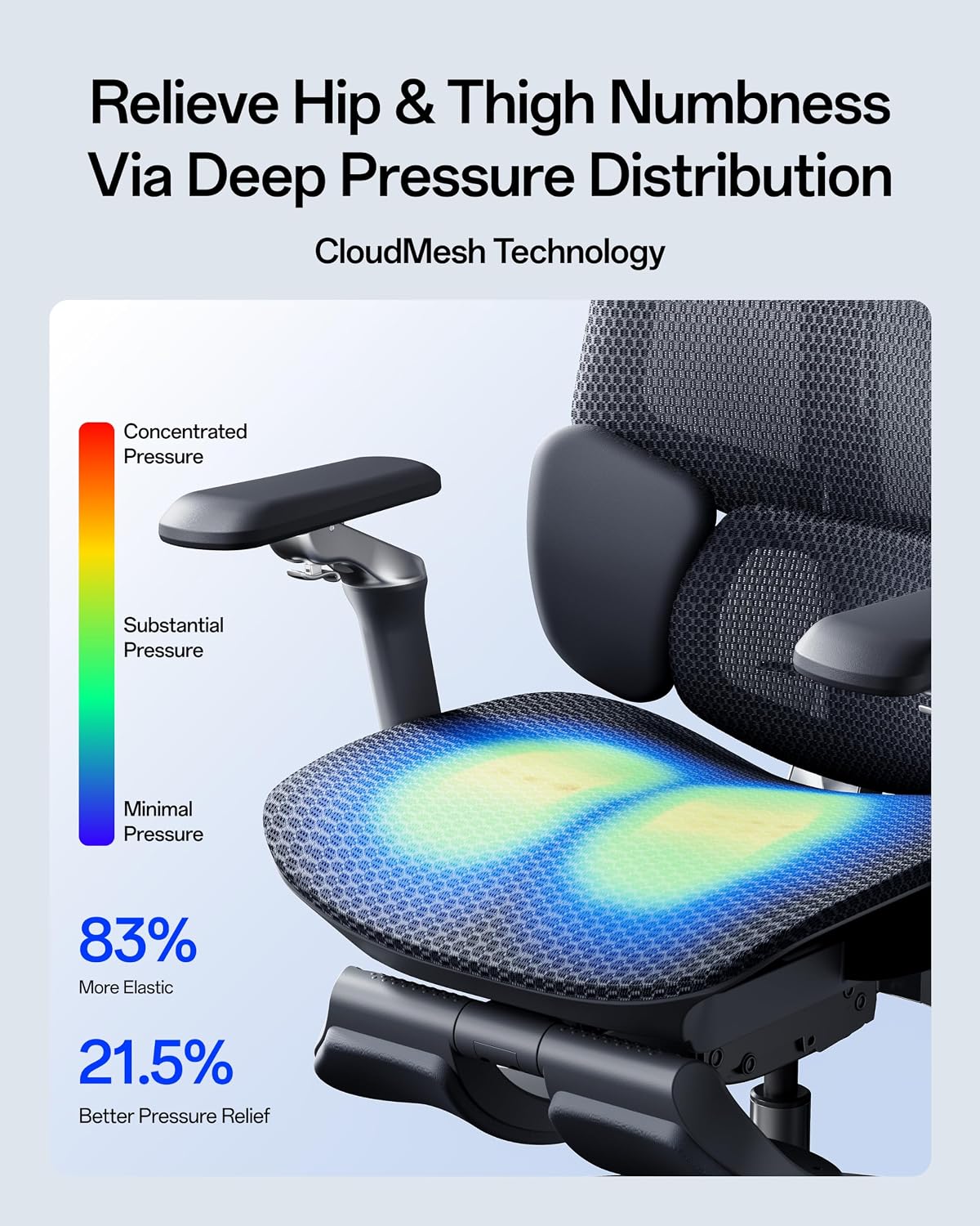 Thumbnail 6 de Hbada Ergonomic Office Chair E3 Pro